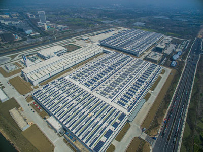 浙江省内最大彩钢瓦屋顶光伏发电项目顺利并网发电